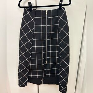 Rag & Bone Asymetrical Plaid Women's Skirt